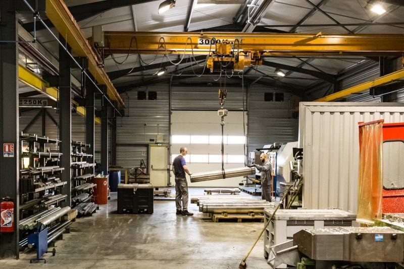 Une représentation de travailleurs travaillant dans l'entreprise.